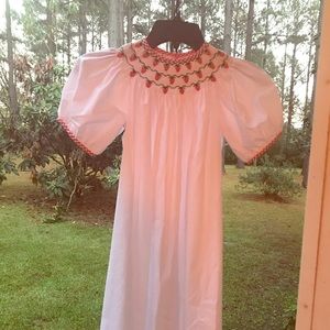 Remember Nguyen Dress Girls 7 White Strawberries